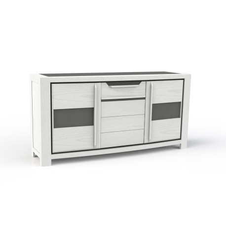 ENFILADE TOLEDE 3 PORTES 1 TIROIR - GIRARDEAU