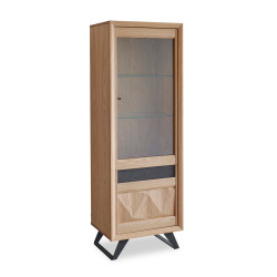 Colonne 2 portes droite bois Delta