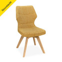 CONCEPT CHAISES "JULIETTE" Pieds bois ou métal - 6 couleurs - Option accoudoirs - Option pivotant Girardeau